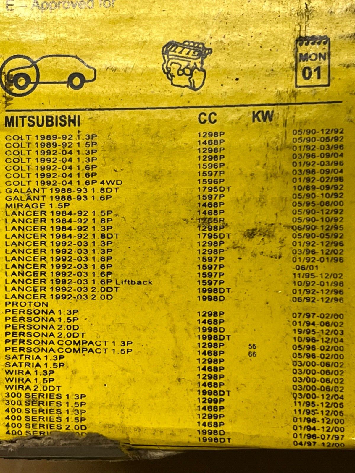Blue Print ADC44245 Front Brake Pad Set fits Mitsubishi Proton