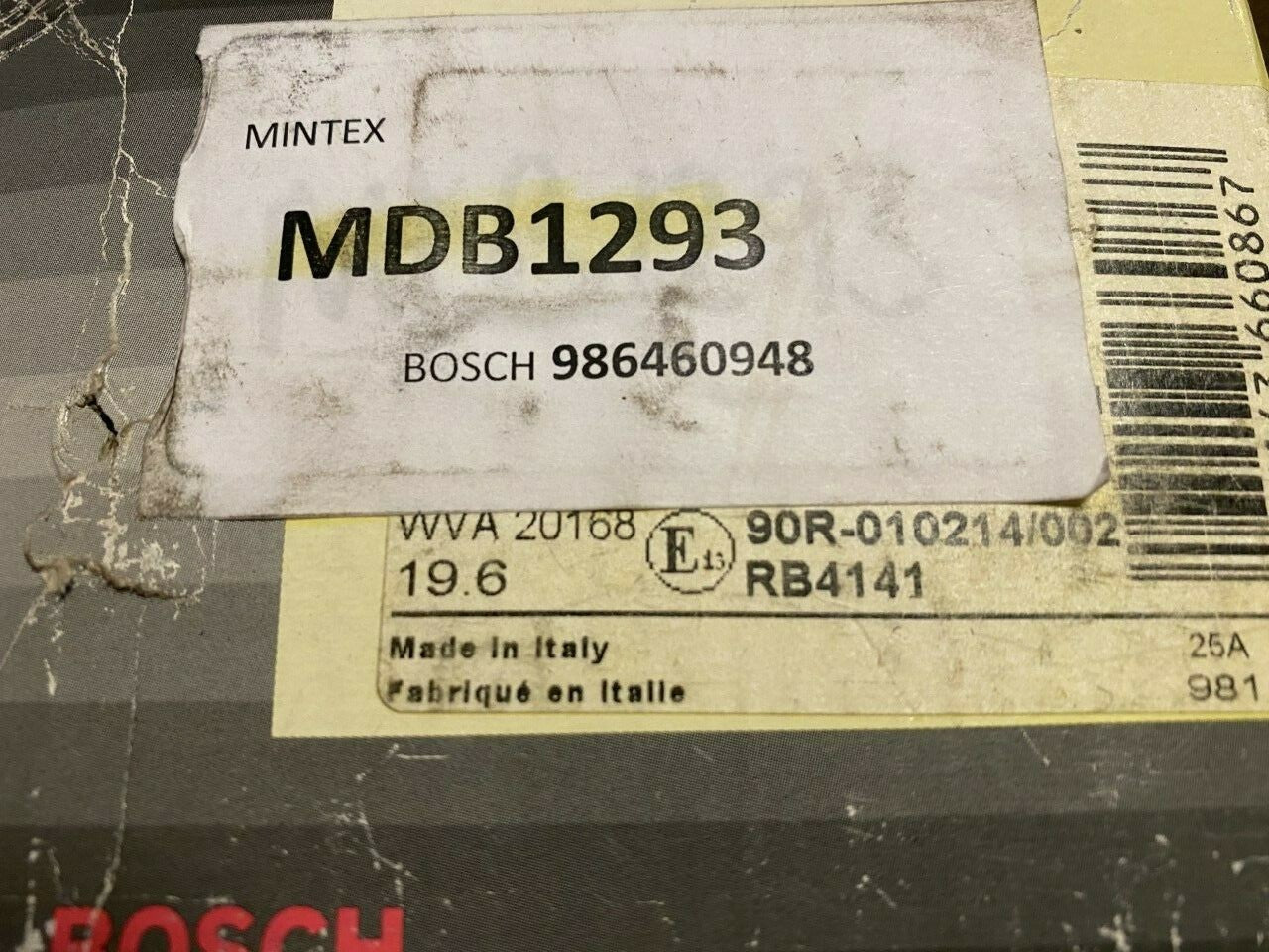 Bosch 0986460948 Brake Pad Set fits Audi VW Volkswagon