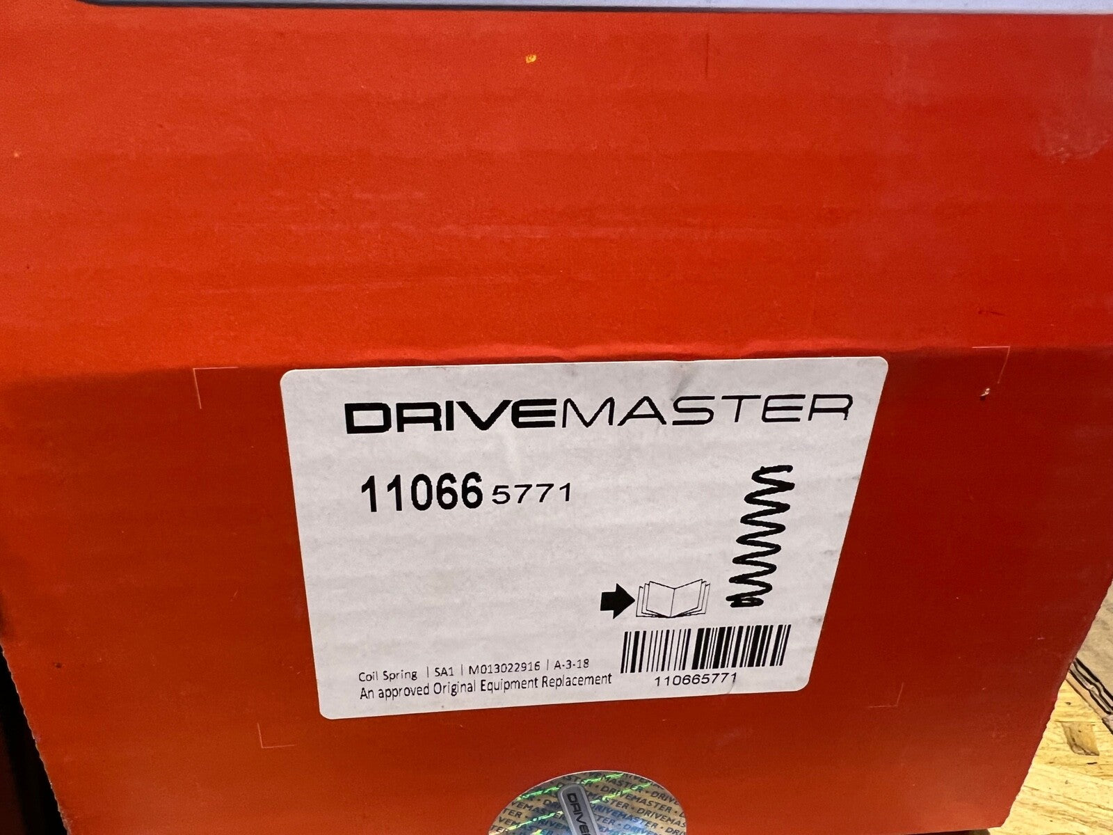 Drivemaster 110665771 51035 Rear Coil Spring fits BMW E46