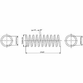 Monroe SP3247 Coil Spring fits Audi