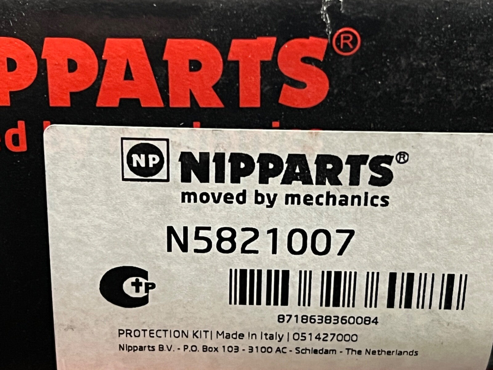 Nipparts N5821007 Type 2  Rear Shock Absorber Dust Covers fits Nissan Note Micra