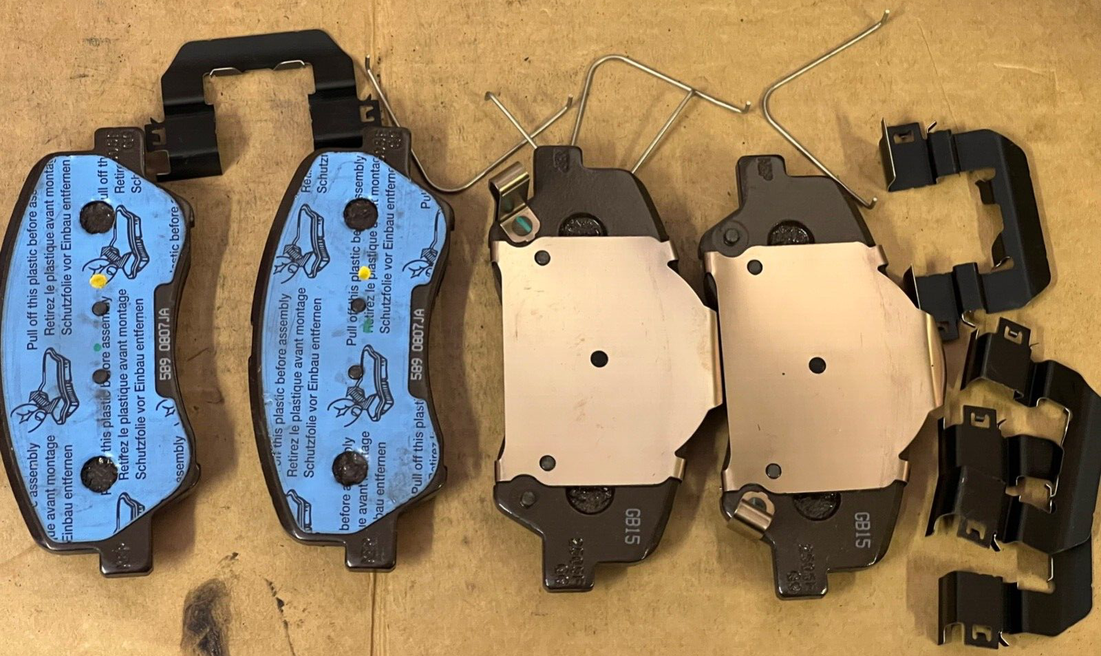 Genuine Hyundai 58101C8A50 Front Brake Pads fits Hyundai i20 Kia Rio