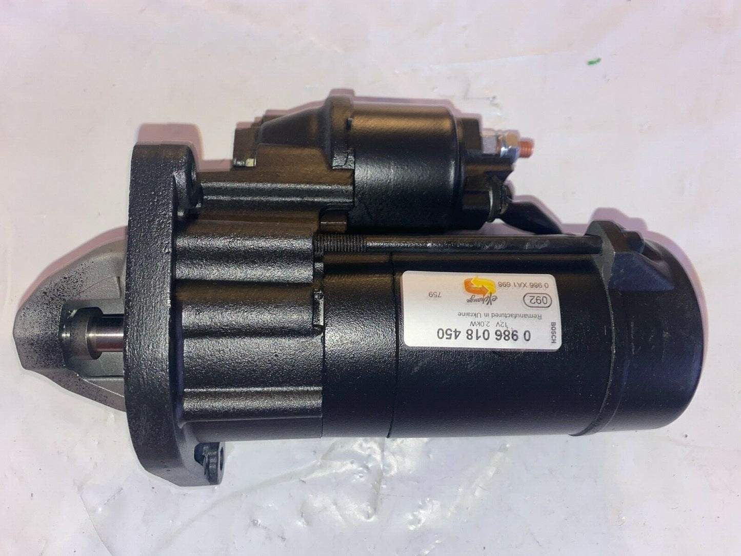 Bosch 0986018450 Starter Motor fits Fiat Doblo Fiat Punto