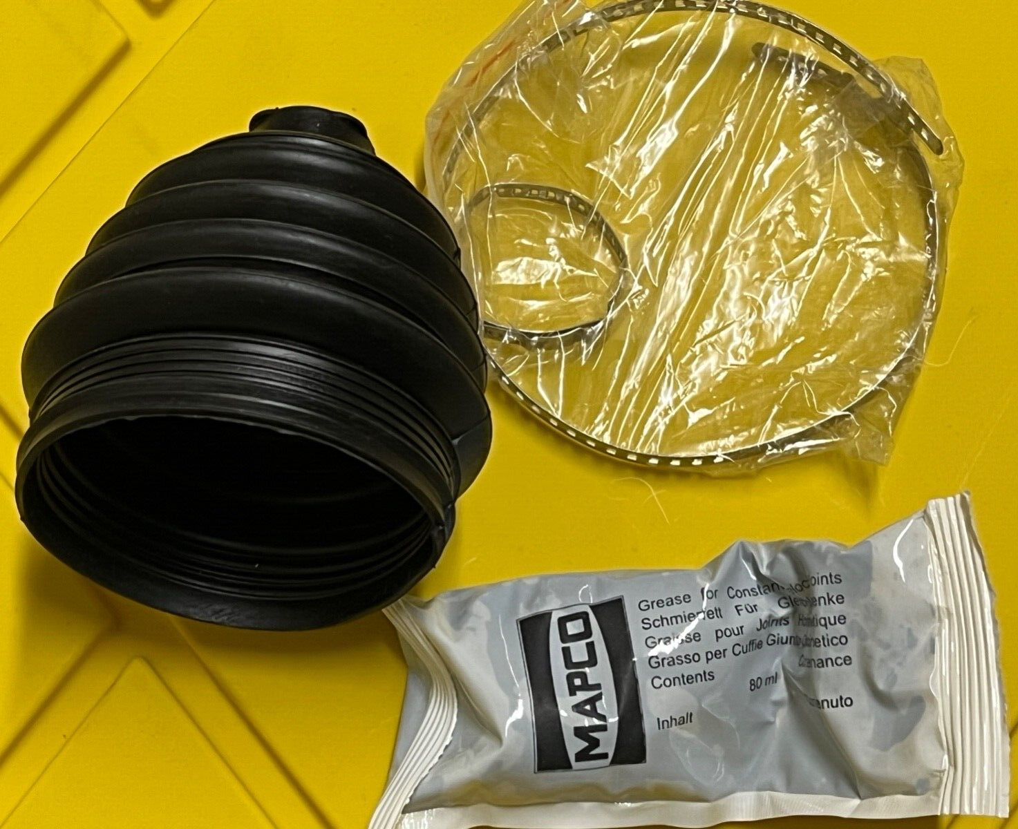 Mapco 18809 Front CV Boot Gaiter Kit fits Audi Seat Skoda VW