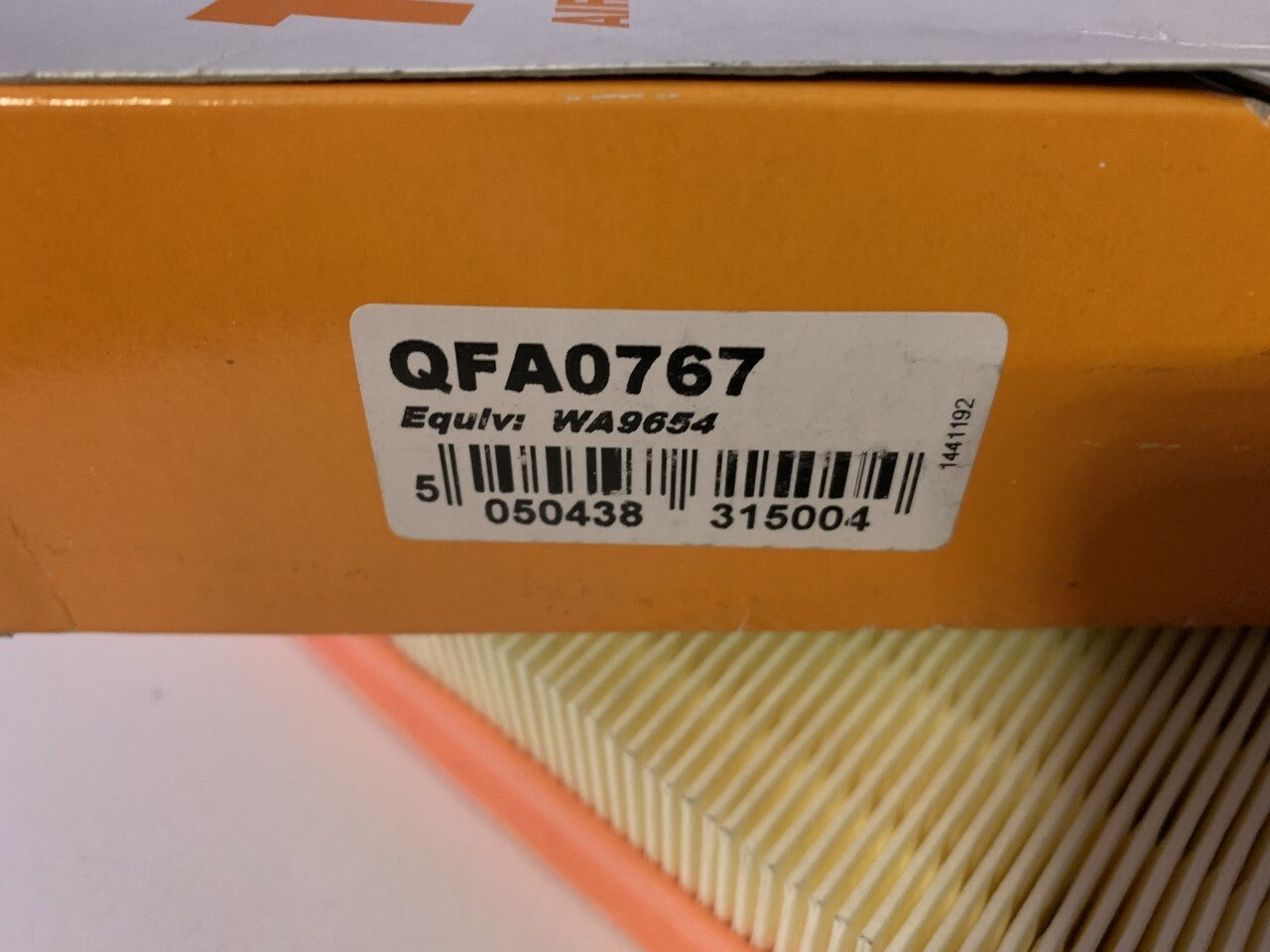 Cheverolet Vauxhall Opel TJ Filters QFA0767 Air Filter WA9654