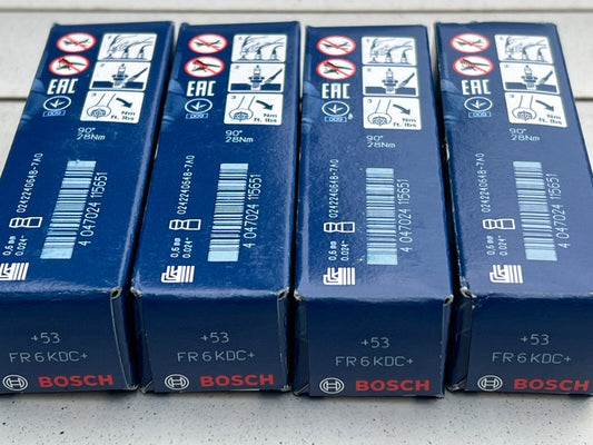 Bosch FR6KDC+ 0242240648 Spark Plugs Set of 4