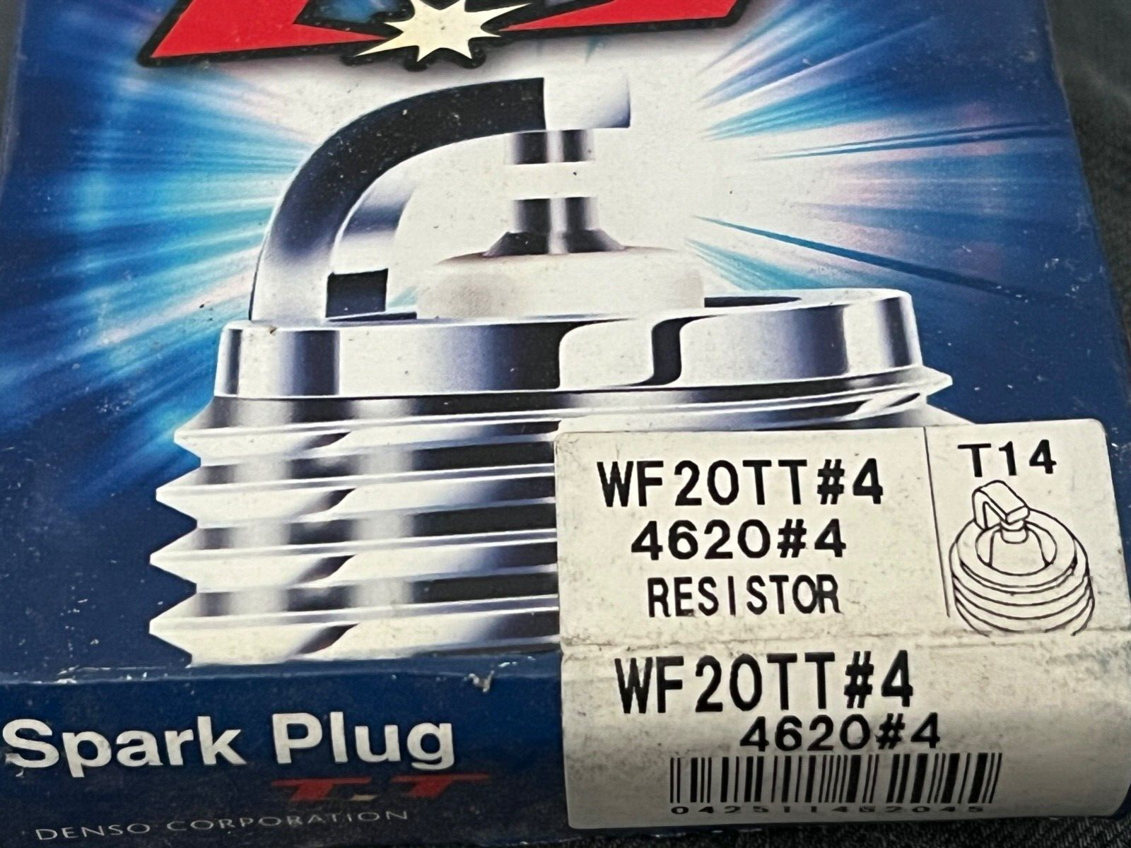 Denso WF20TT Spark Plug Twin Tip Set of 4