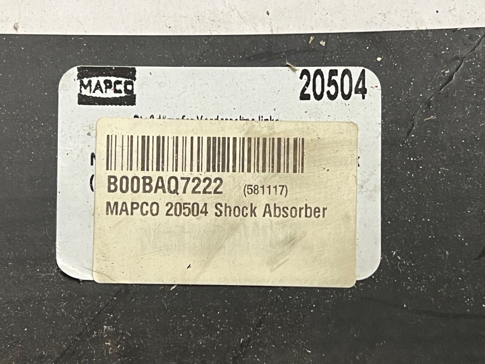 20504 Mapco Front Left Hand Side Shock Absorber fits Nissan Almera 2000-2006