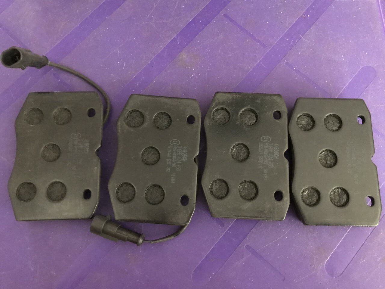 for Iveco Daily Bosch 0986424768 MDB1561 Brake Pad Set