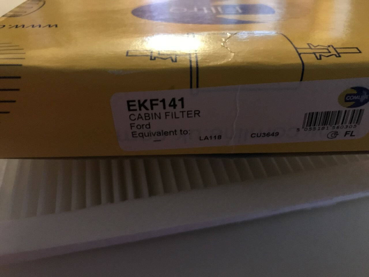 Ford Transit 1991-2000 1999 - 2000 Comline EKF141 Cabin Pollen Filter