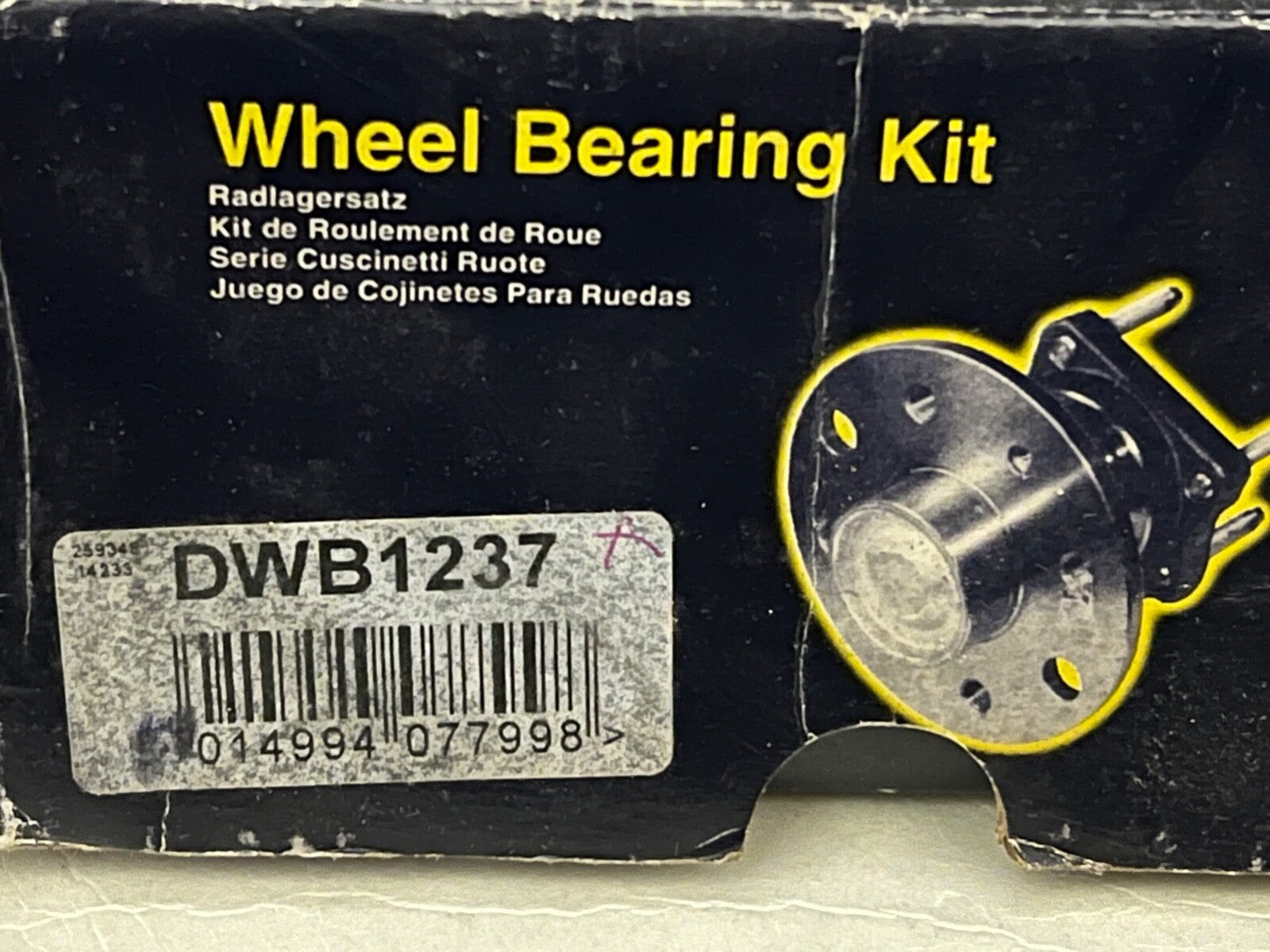 DWB1237 Rear Wheel Bearing fits Citroen Berlingo Xsara Picasso Peugeot Partner