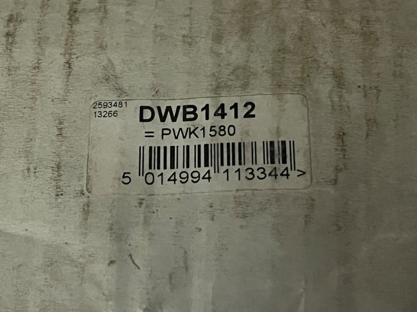 DWB1412 PWK1580 QWB1412 Rear Wheel Bearing fits Ford Transit MK6 V347 V348