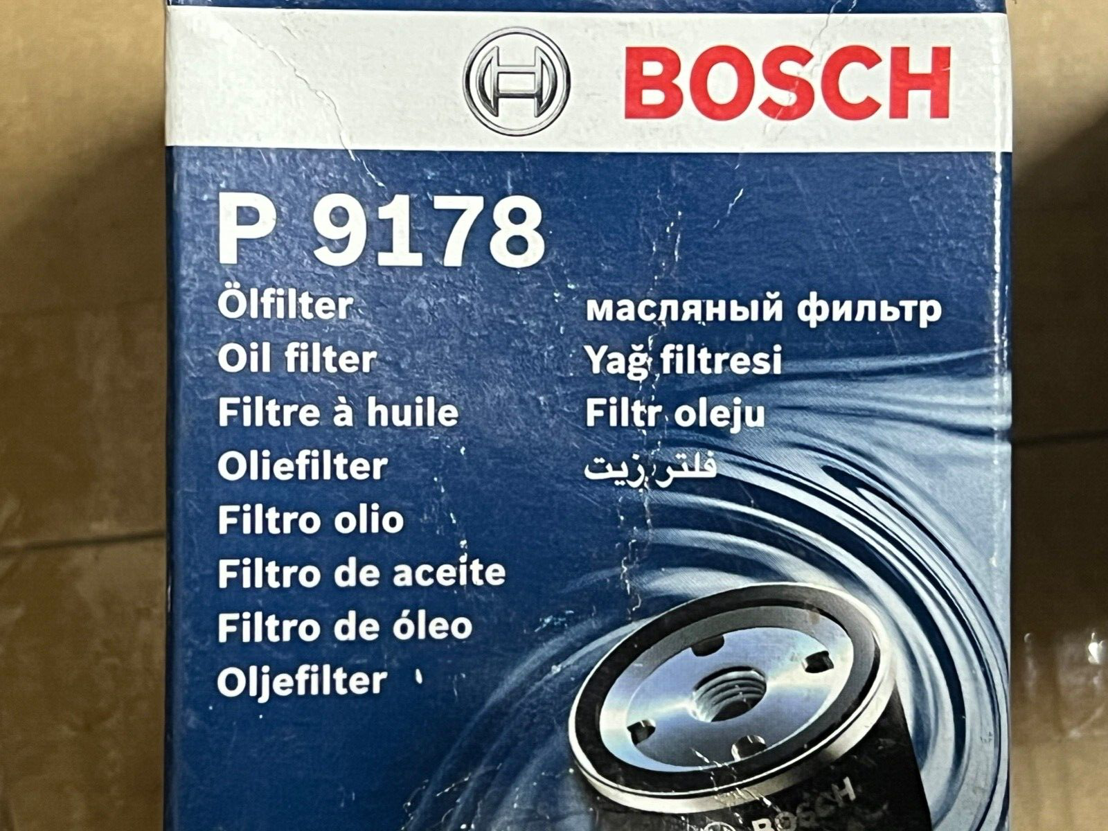 Bosch P9178 Oil Filter fits Vauxhall Opel