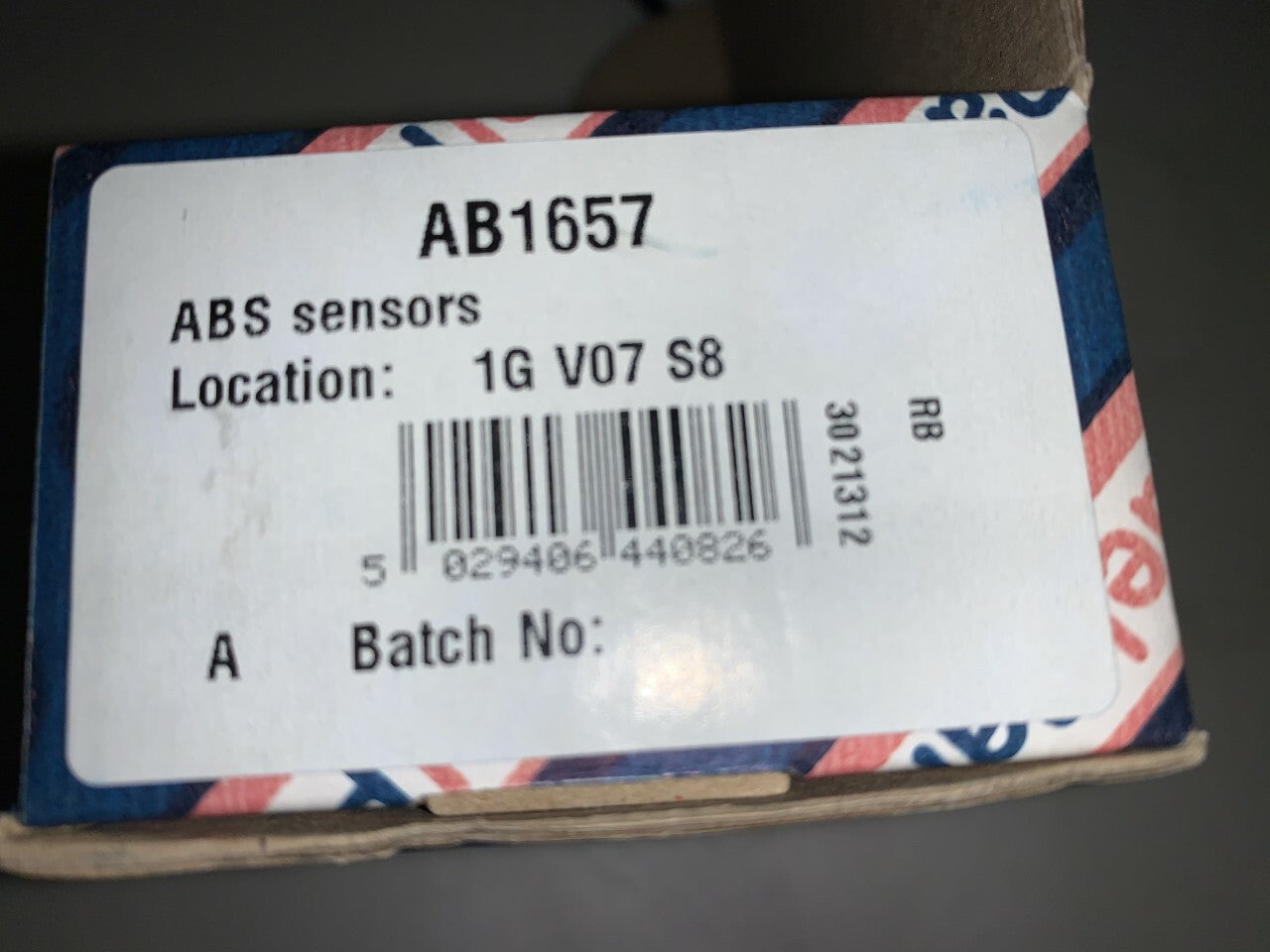 Fuel Parts AB1657 Wheel Speed Sensor ABS Sensor fits Peugeot