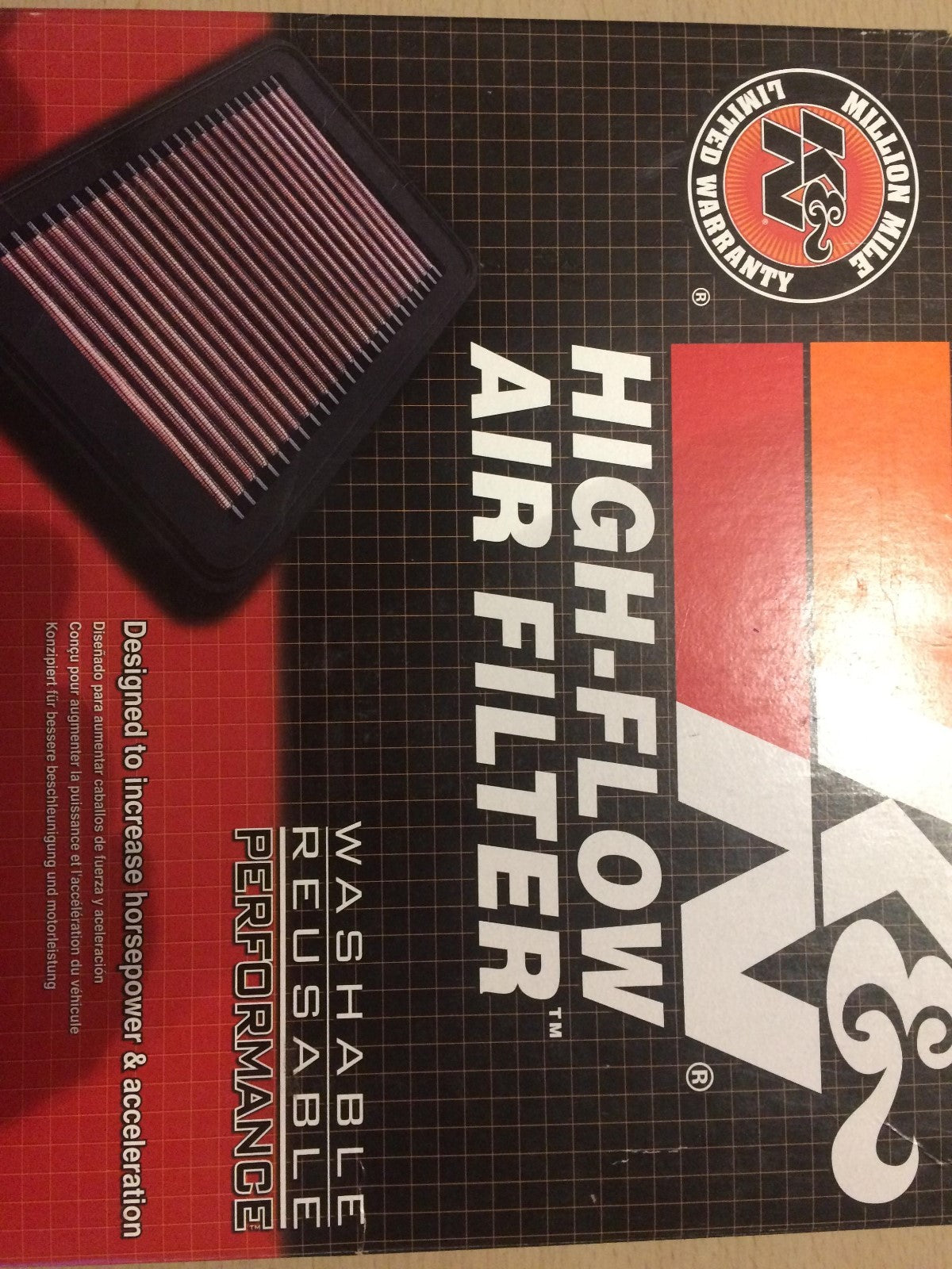 Performance Air Filter Chevrolet Impala Malibu Monte Pontiac Buick K&N 33-2334