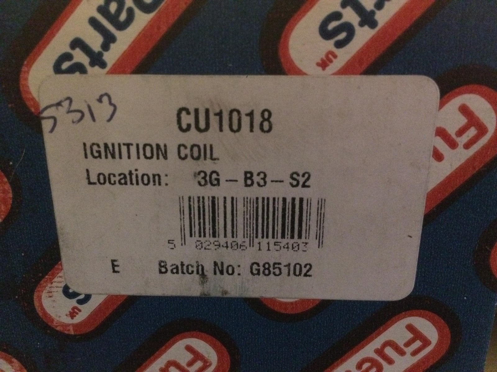 Ignition Coil Citroen Peugeot Rover TVR CU1018 Fuel Parts