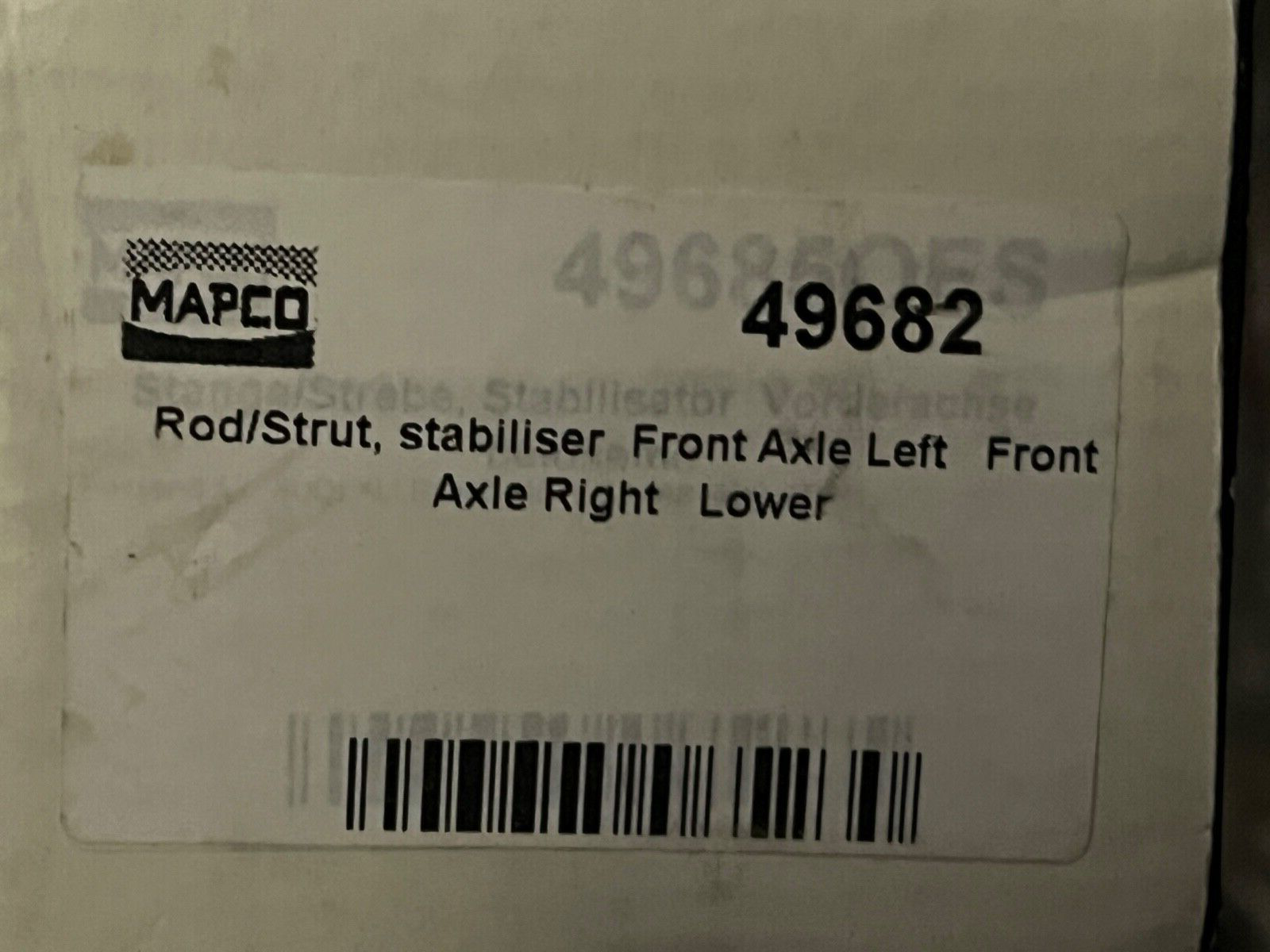 Mapco 49682 Drop Link Stabilizer Link fits Audi VW