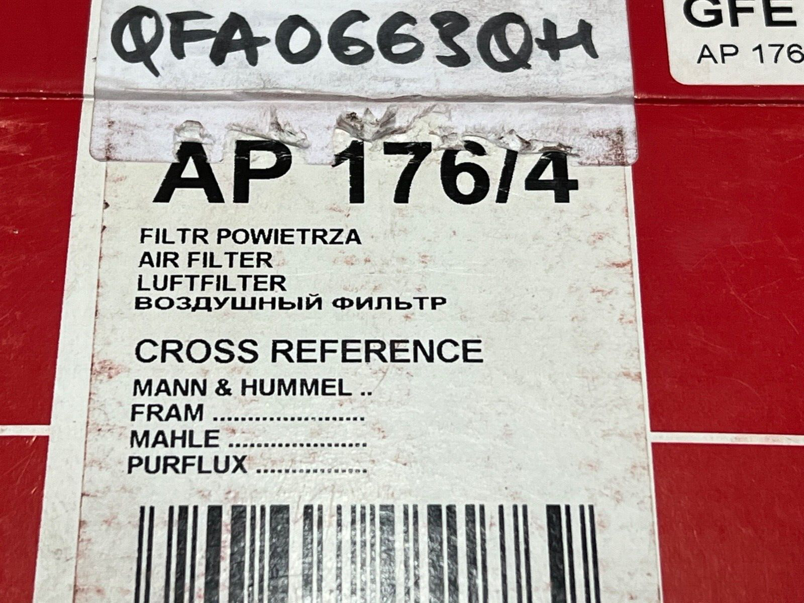 Filtron AP176/4 Air Filter fits Suzuki Splash Vauxhall Agila