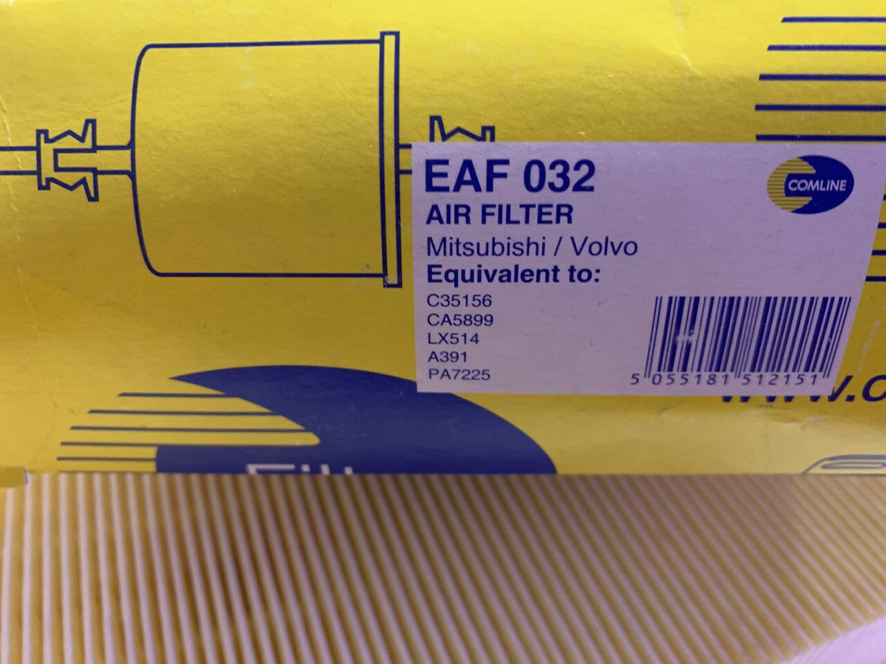 Mitsusbishi  Volvo Comline EAF032 Air Filter C35156 CA5899 LX514 A391 PA7225