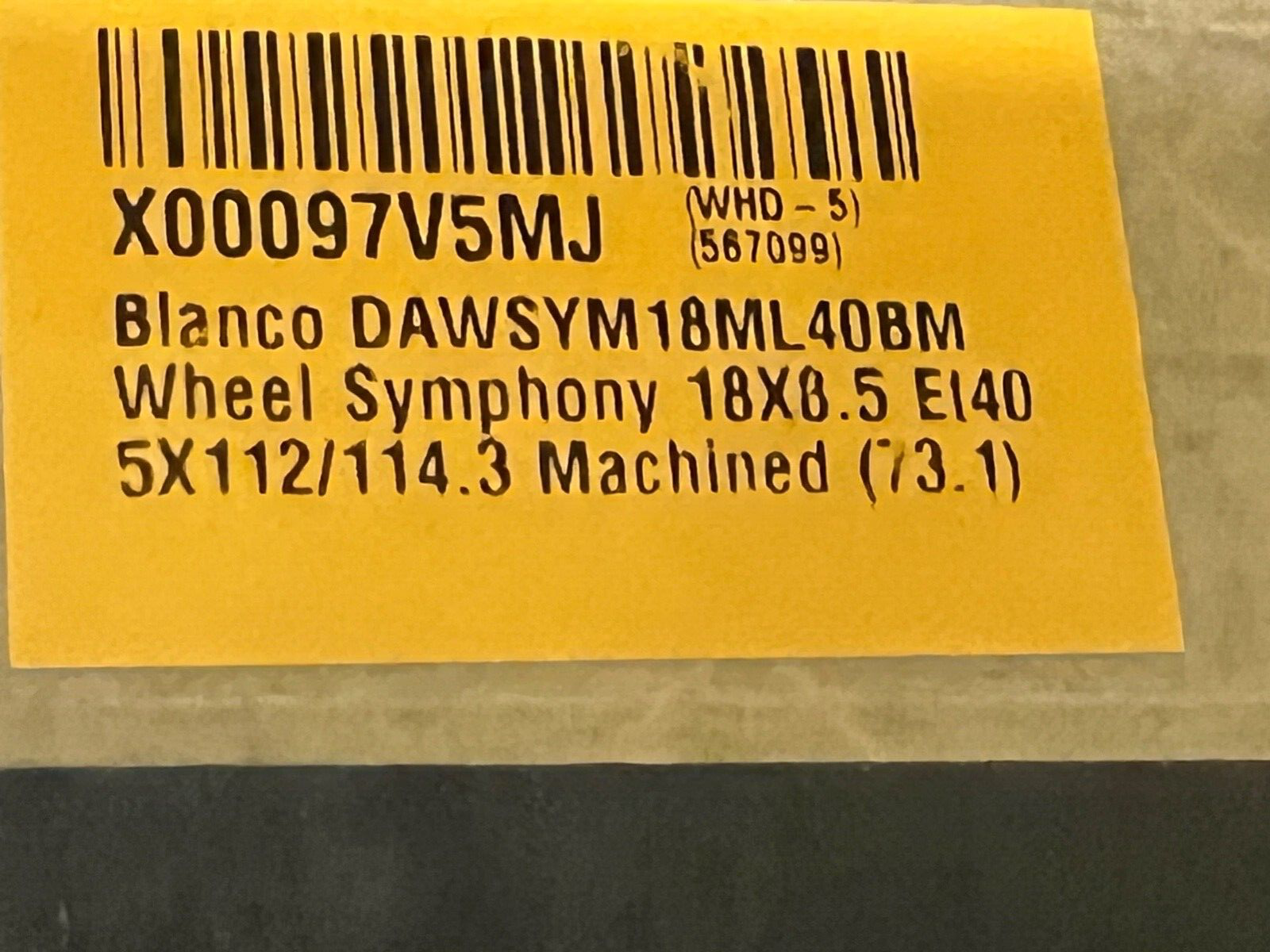 DMS840523M Symphony Wheel