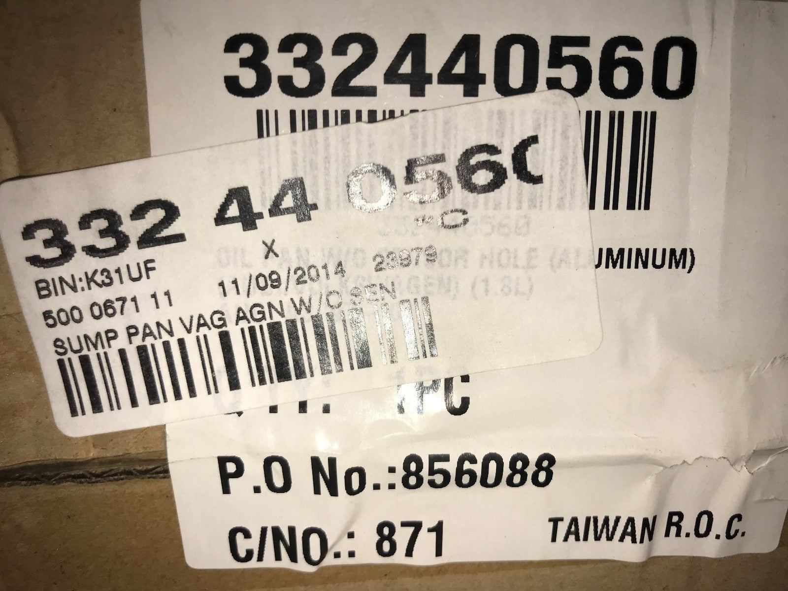 Oil Sump Audi A3 TT Seat Leon Toledo Skoda Octavia VW Golf Bora 332440560