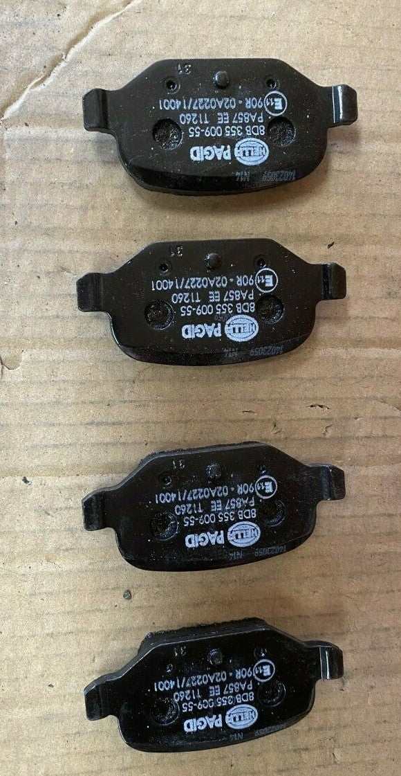 Hella-PAGIDT1260 8DB355009-551 Rear Brake Pad Set fits Fiat Lancia