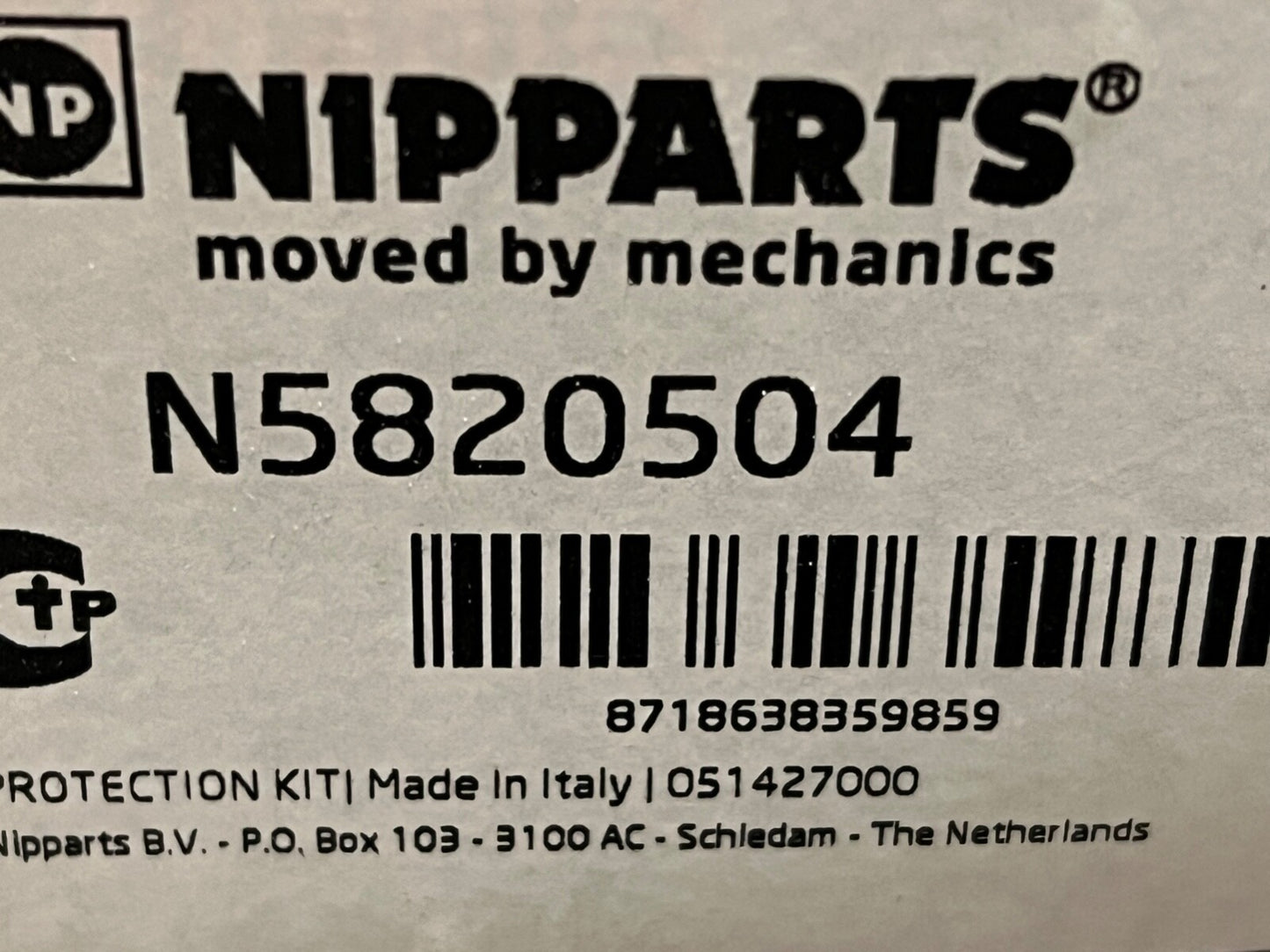 Nipparts N5820504 Shock Absorber Dust Covers fits Hyundai Santa Fe