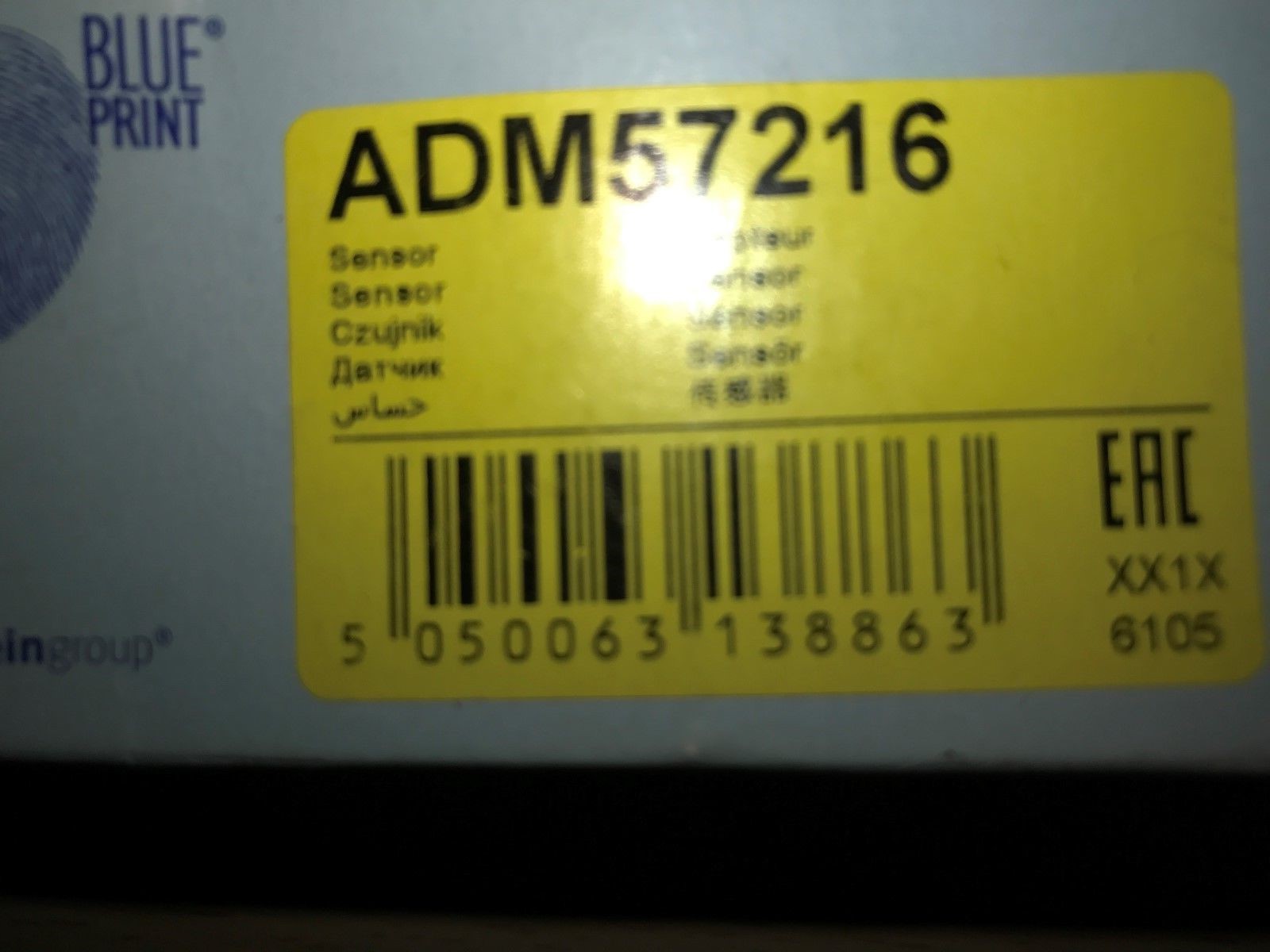 Camshaft Sensor Mazda MX-5 MX5 98-05 98 OE Quality Blue Print ADM57216