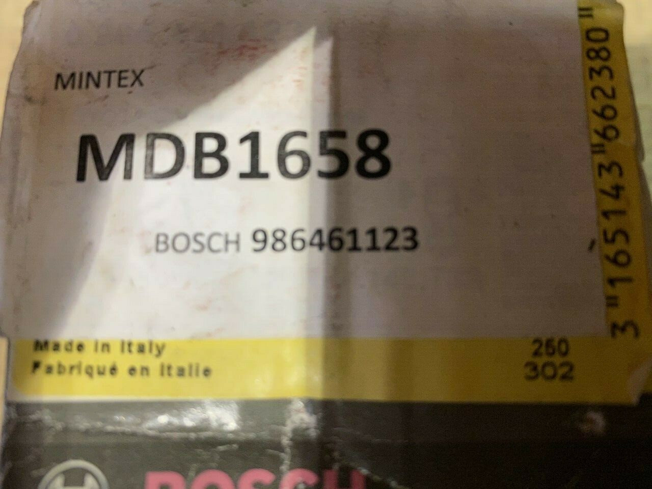 Bosch 0986461123 Brake Pad Set fits Toyota