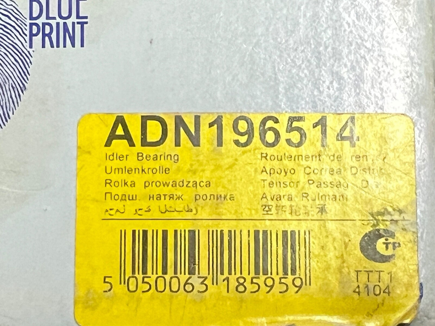 Blueprint ADN196514 V-Ribbed Belt Deflection/Guide Pulley Replacement For Nissan