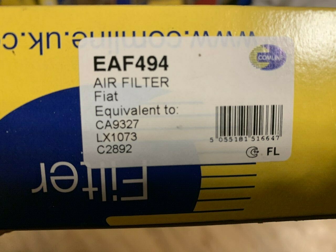 Fiat Bravo Grand Punto Idea Punto Stilo Comline EAF494 Air Filter CA9327 LX1073 