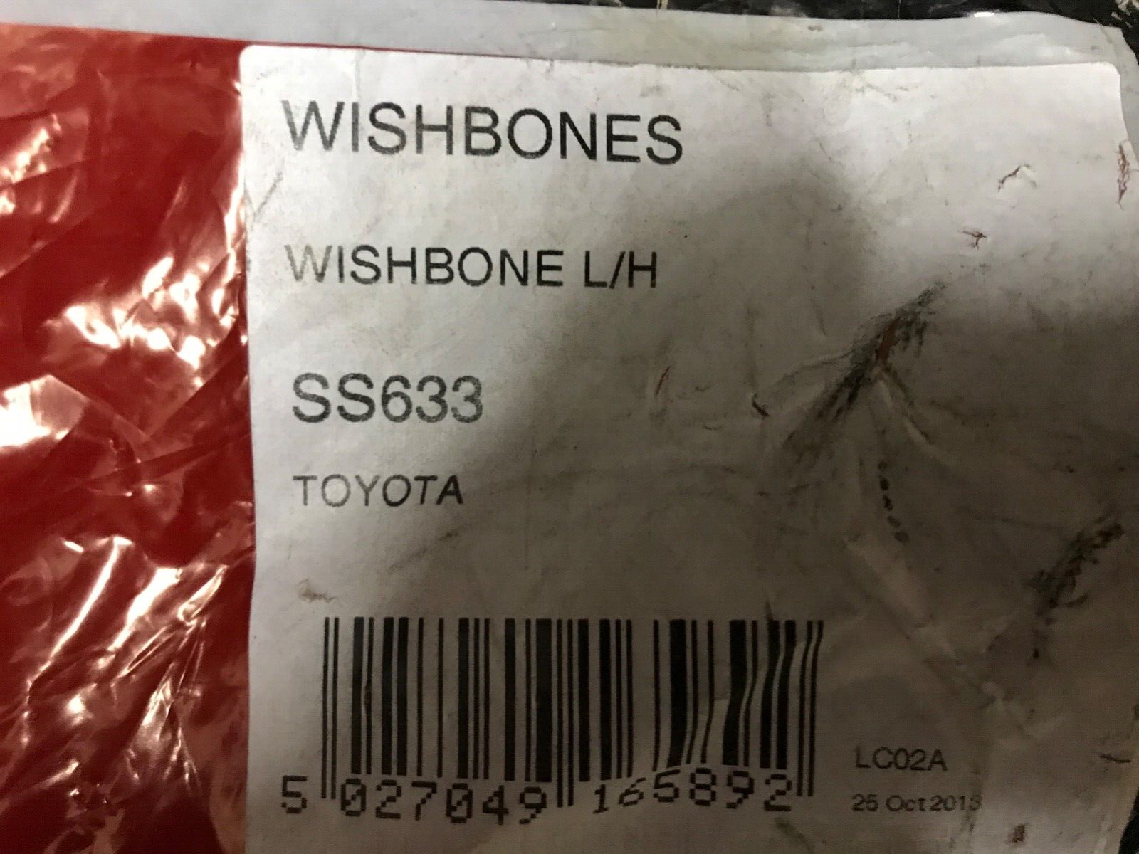 FAI SS633 Front Near Side Left Hand Wishbone Suspension Arm fits Toyota Avensis