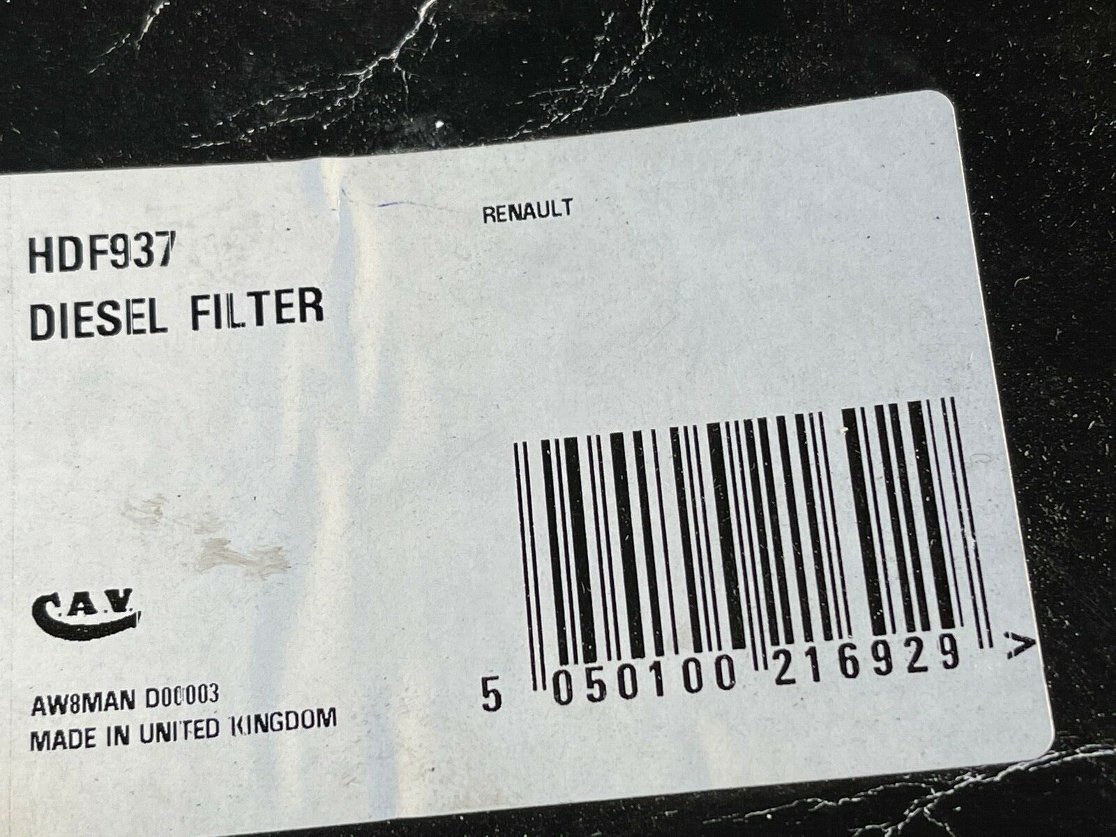 Delphi HDF937 Fuel Filter fits Renault