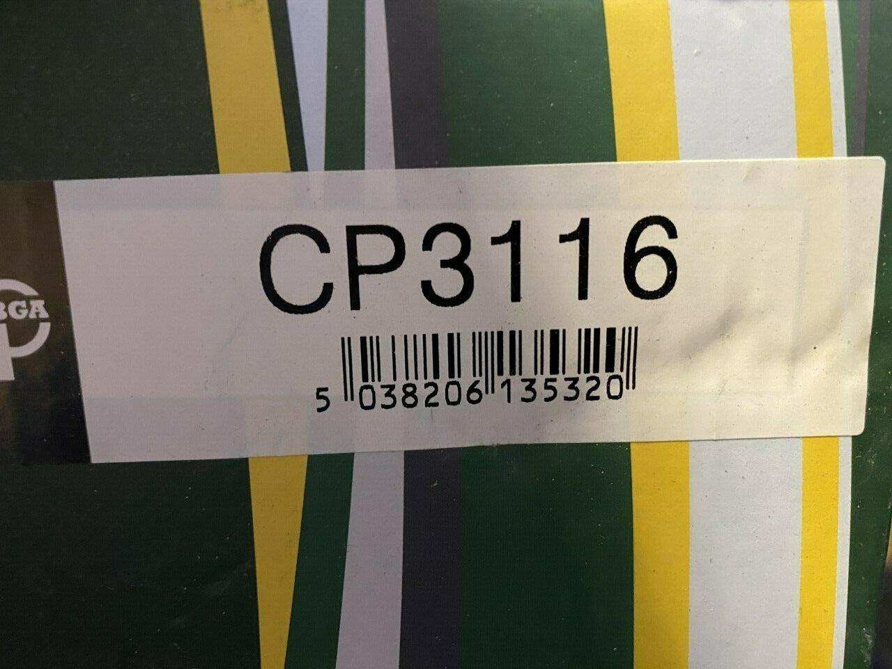 BGA CP3116 FWP1864 Water Pump