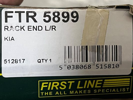 First Line FTR5899 Inner Rack End Tie Rod fits Kia Picanto