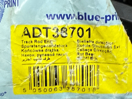 Blue Print ADT38701 Tie Rod End fit Toyota Camry Carina Corolla Celica RAV4 Yari