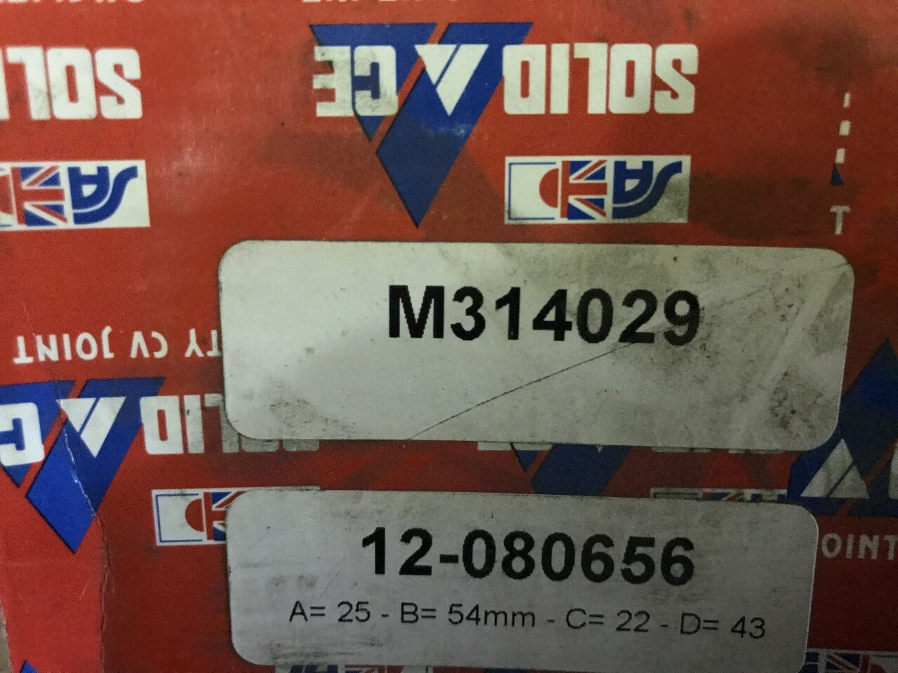 Mitsubishi Space Star Solid Auto M314029 CV Joint Kit