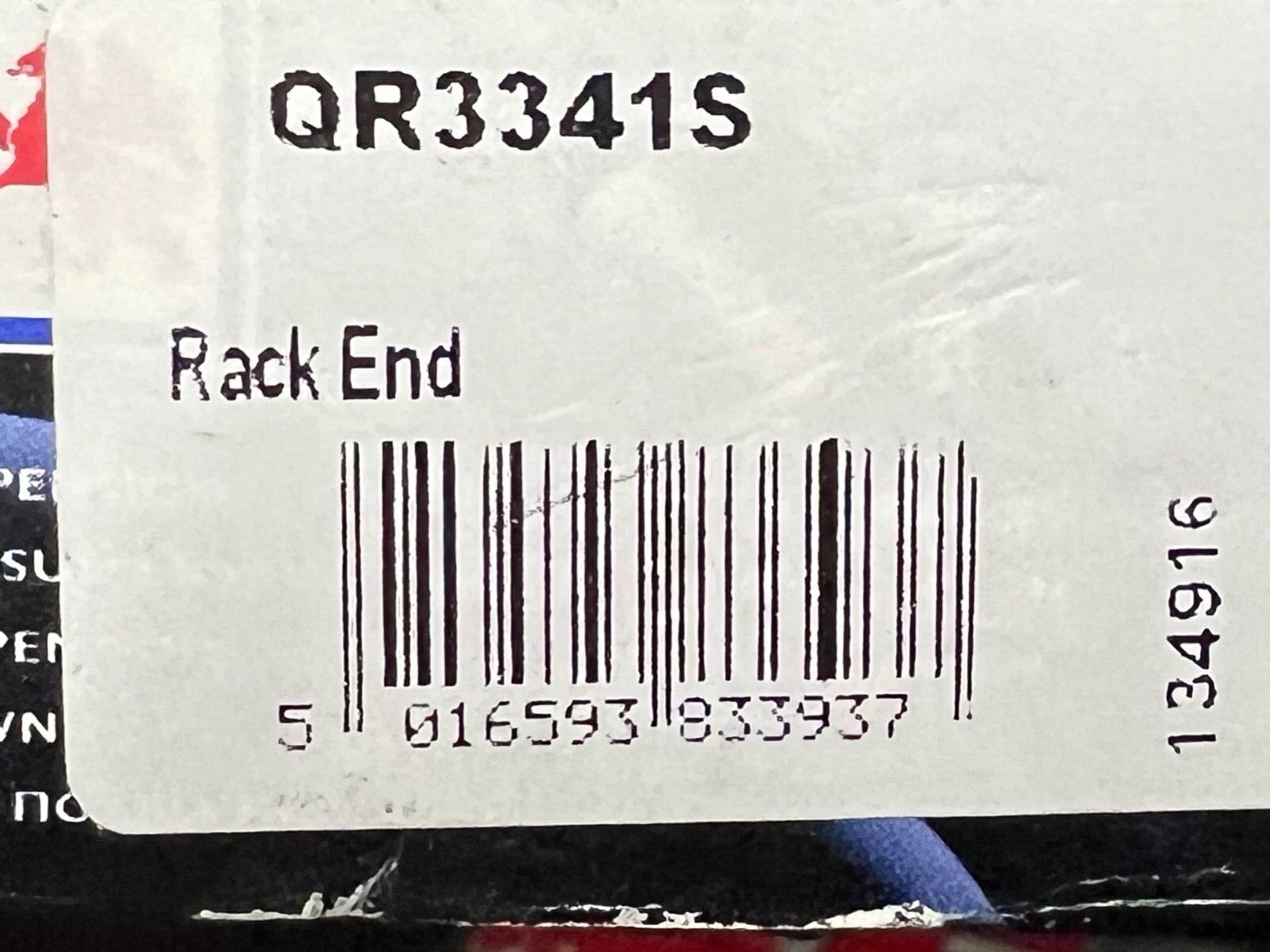 QH QR3341S Tie Rod Inner Tie Rod fits Renault Clio