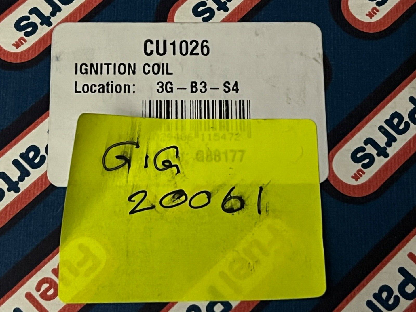 Fuel Parts CU1026 Ignition Coil fits Fiat Brava Bravo Marea Mulitpla