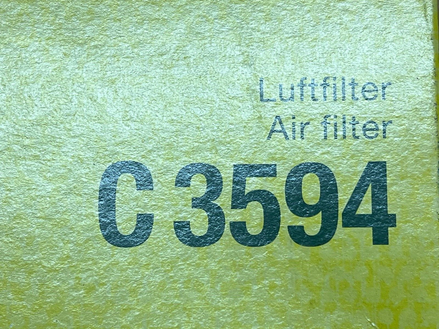 MANN C3594 Air Filter fits Volvo S40 V40