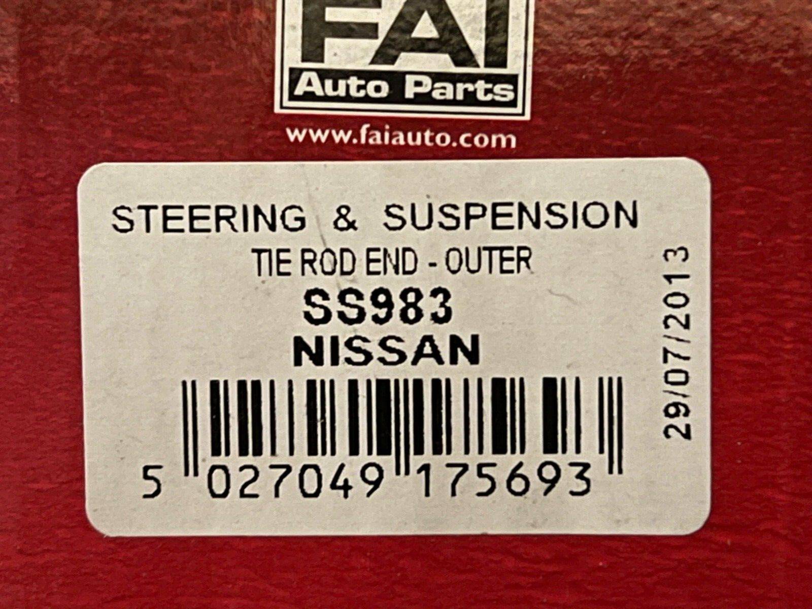 FAI SS983 Tie Rod End Track Rod End fits Nissan Ford