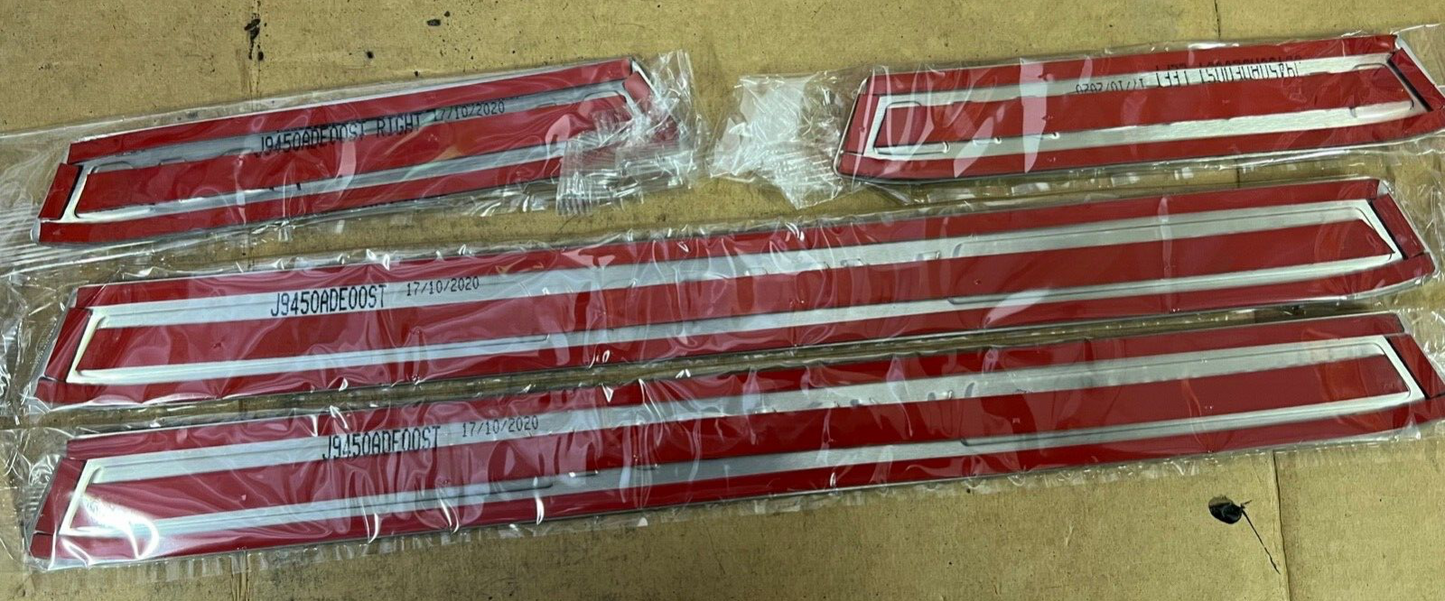 HYUNDAI KONA GENUINE SILL PROTECTOR SET STAINLESS STEEL  J9450ADE00ST