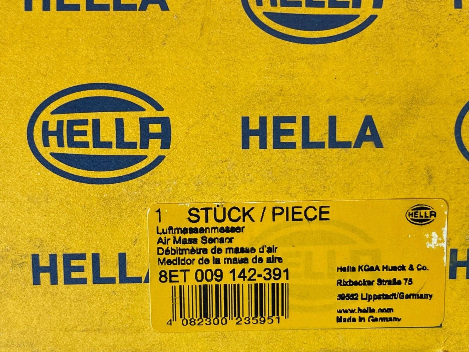 Hella 8ET009142-391 Air Flow Meter MAF Fits Citroen Peugeot