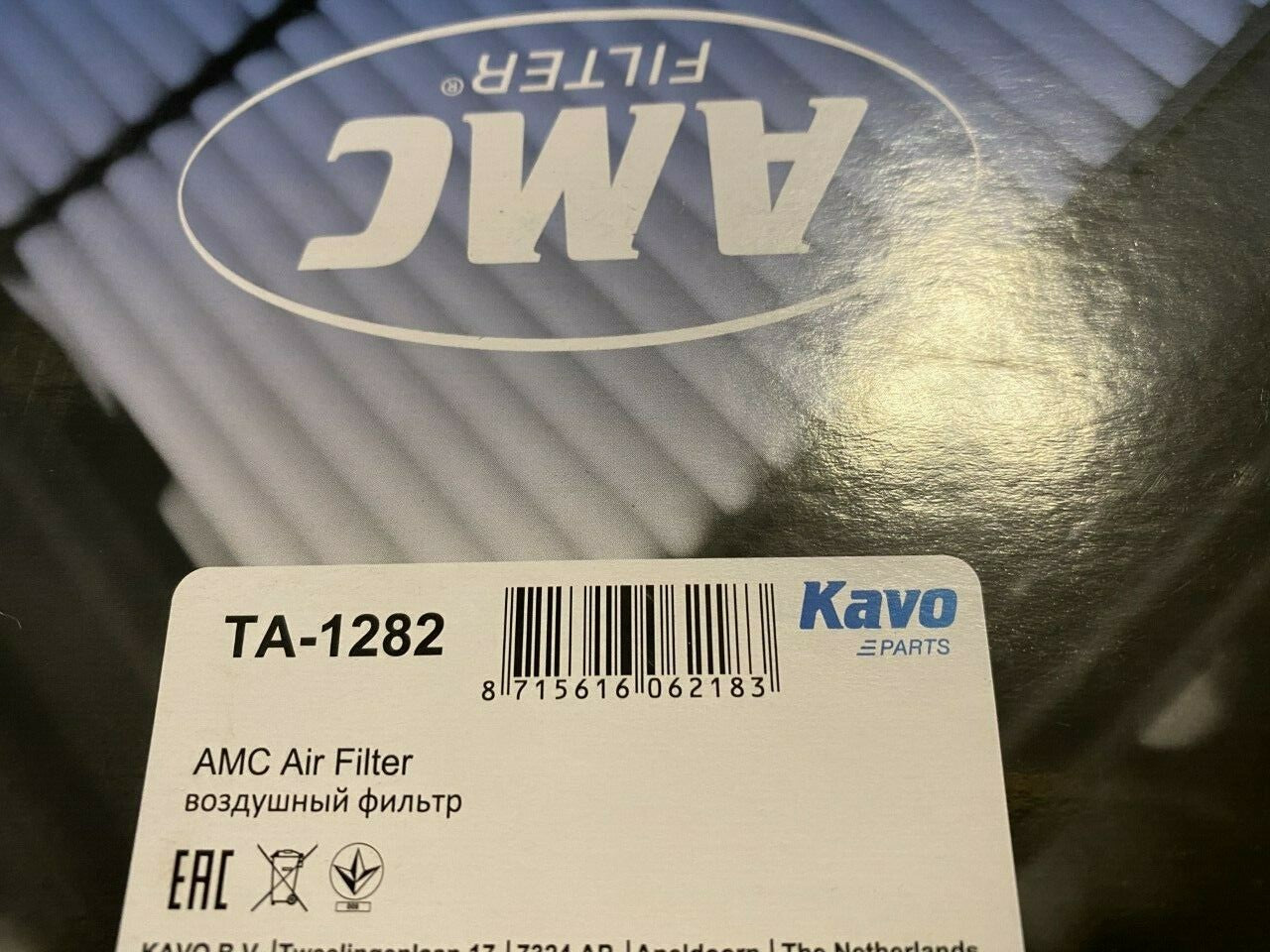 Kavo / AMC TA-1282 Air Filter fits Toyota Camry Venza Alphard
