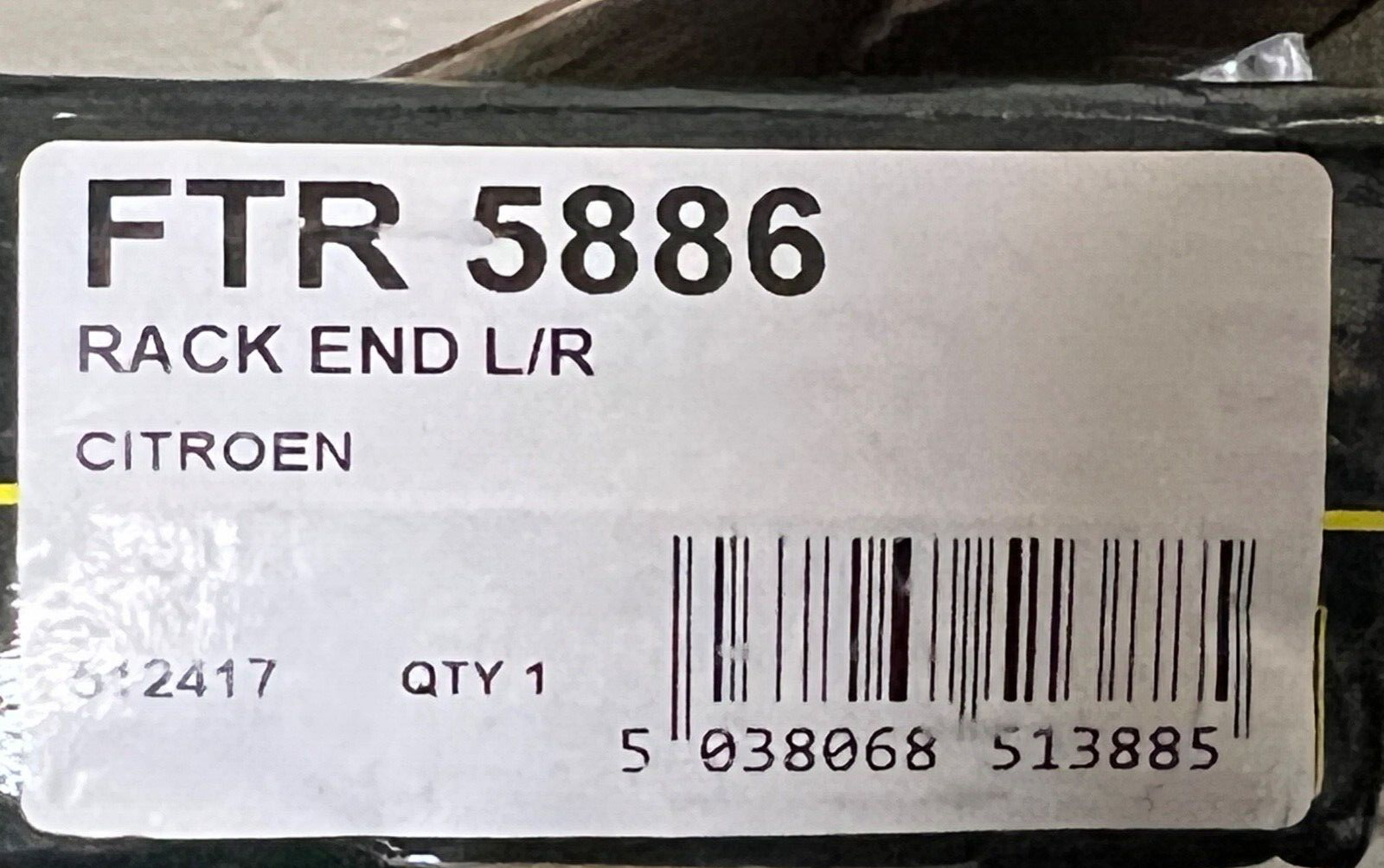 First Line FTR5886 Inner Tie Rod Inner Rack End fits Citroen DS5 Peugeot RCZ