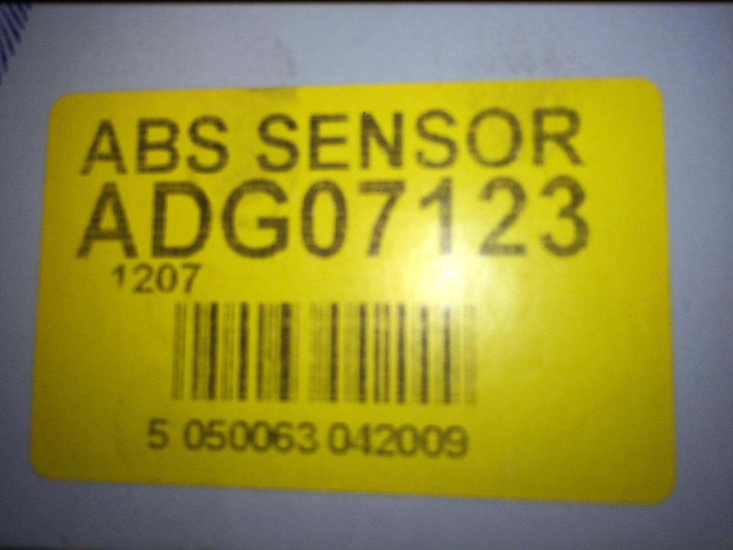 ABS Sensor Front Left Hand Near Side NS Hyundai Accent 02-05 ADG07123 Blue Print