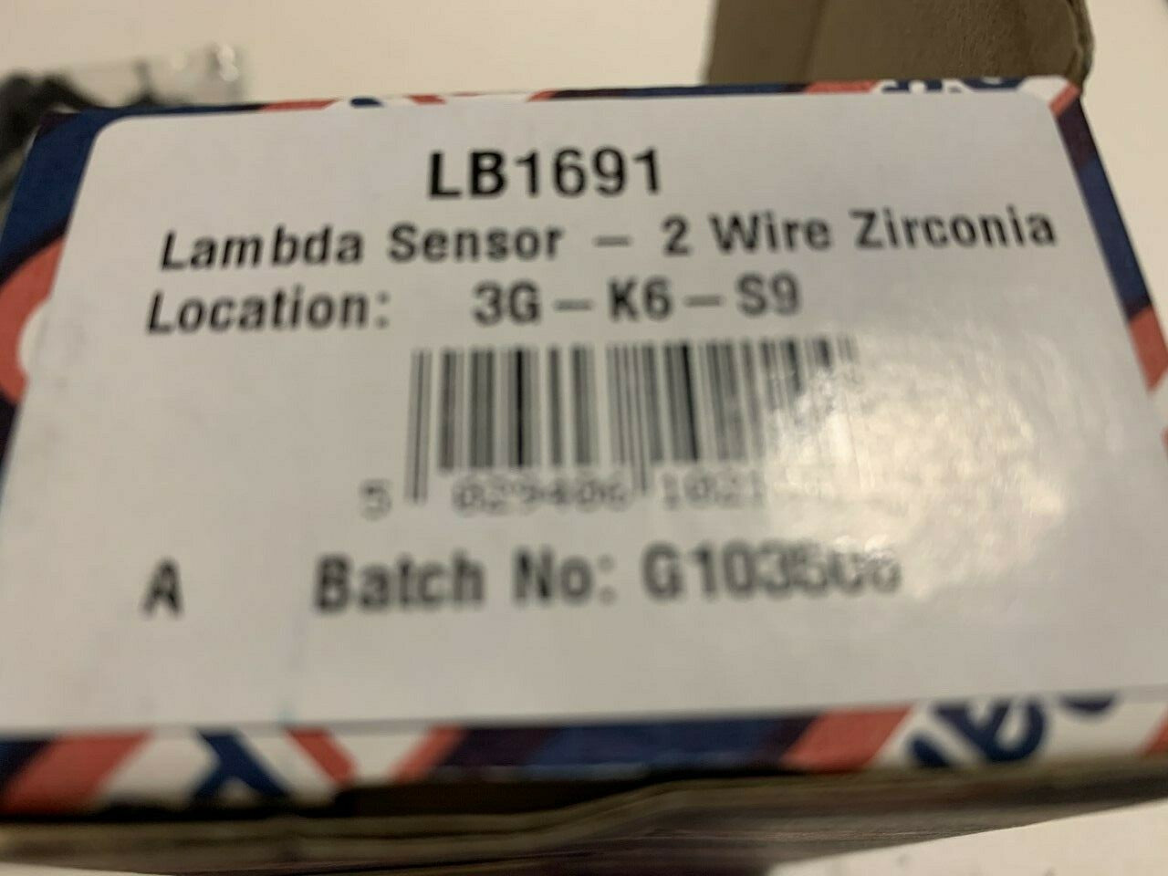 Fuel Parts LB1691 Lambda Sensor Oxygen o2 Sensor fits Daewoo Mazda