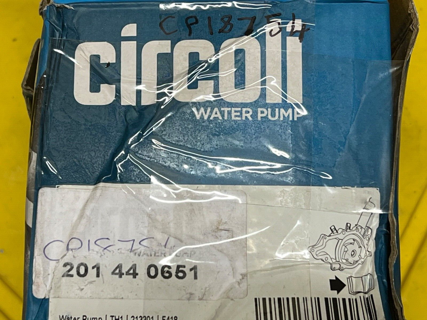 Circoli 201440651 Water Pump fits Audi Seat Skoda VW