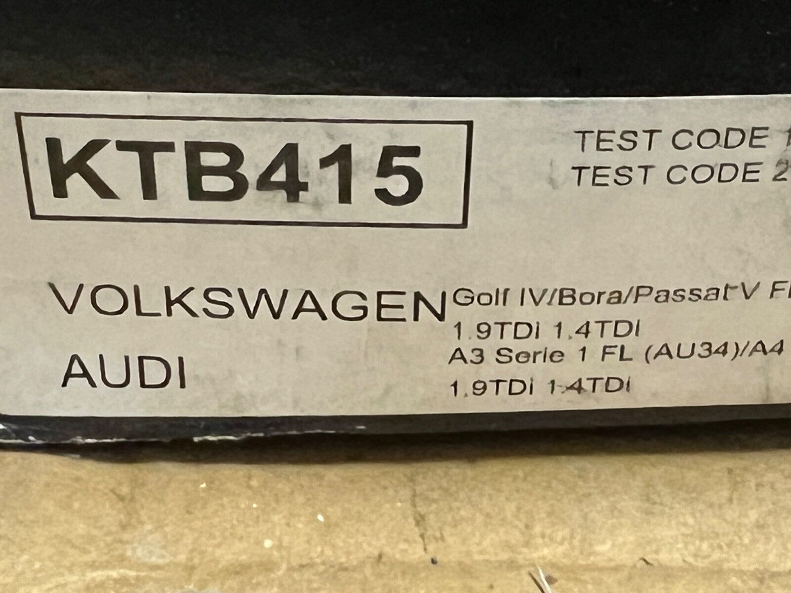 Dayco KTB415 Timing Belt Kit (no bolts) Fits AUDI FORD SEAT SKODA VW