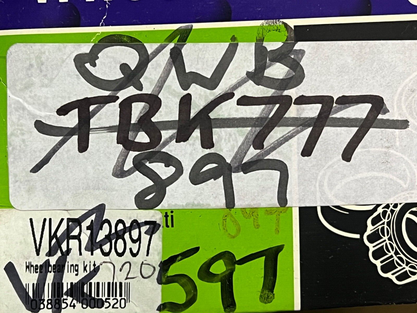 QWB897 VKR13897 Wheel Bearing Kit fits Toyota Avensis Carina Carina E Celica